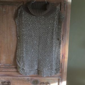 Brown Sweater Pullover Top in Excellent Condition